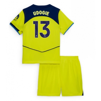 Billige Fotballdrakt Tottenham Hotspur Destiny Udogie #13 Replika Tredjedraktsett Barn 2025-26 Kortermet (med bukser)